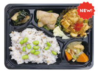 彩り麻婆豆腐・鶏肉の塩麹焼き